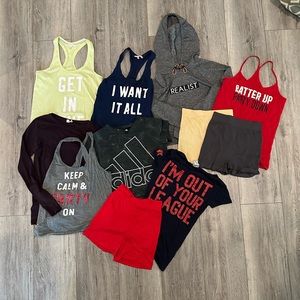 Bundle Women’s Athletic - Adidas, Under Armor, Pretty Little Thing, VS